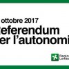 Referendum Autonomia 22 ottobre 2017